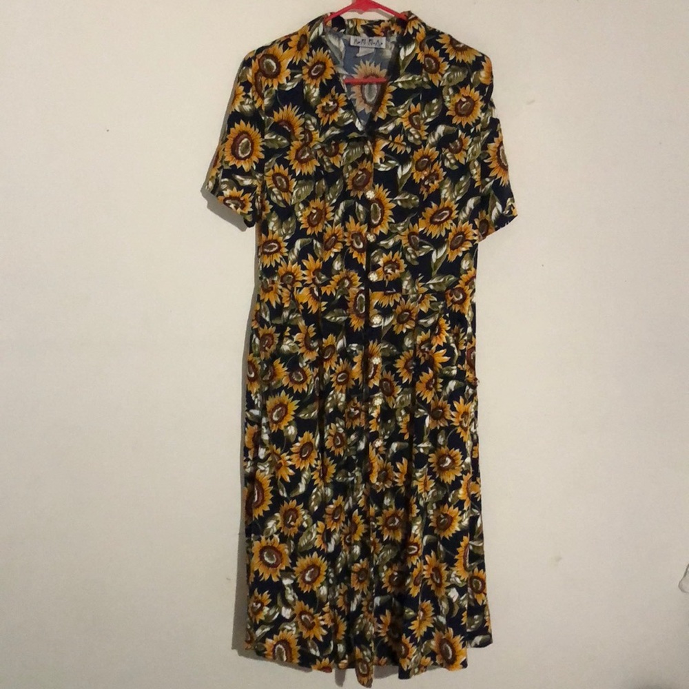 Anna Vintage Sunflower dress